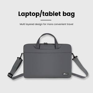 Durable Portable 14 "sac pour ordinateur portable Oxford matériel Simple affaires mignon étui à fermeture éclair couverture à la mode travail 1430171 gris - Product Image 2