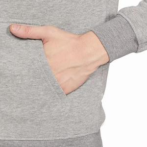 Vente en gros de sweats à capuche de gymnastique ajustés avec logo imprimés fabricants sweats à capuche personnalisés noirs unis sweats à capuche pour hommes - Product Image 5