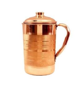 Article le plus vendu en 2025, carafe classique en cuivre de luxe 1L, sublimez votre table avec la grâce classique du cuivre, pichet à eau de luxe 1L - Product Image 6