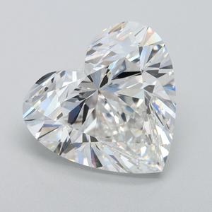 IGI 4,13 Ct corazón corte Natural laboratorio diamante blanco suelto calibrado F Color VS1 claridad GIA certificado para su joyería hacer regalos - Product Image 1