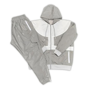 Chándal de nailon transpirable para hombre, conjunto cortavientos, combinación de colores, peso ligero, chándal de nailon para correr, novedad de 2025 - Product Image 1