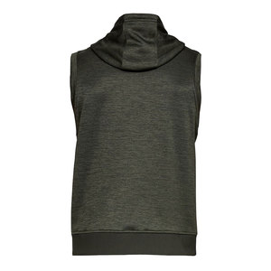 Men <b>Sleeveless</b> <b>Hoodie</b> Bodybuilding <b>Hoodie</b> Workout Solid Slim Summer Tank Top Custom Half Zip up <b>Sleeveless</b> <b>Hoodie</b> - Product Image 2