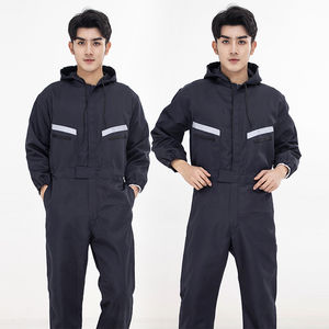 Overol de Trabajo de Seguridad con Logotipo Personalizado, Uniforme de Trabajo Transpirable, Engrosado, Antiestático y Reflectante de Poliéster, Venta Directa de Fábrica - Product Image 4