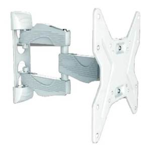 ELTRIS200BIANCO Support mural pour téléviseur et moniteur VESA 200 x 200, crochets et rails pour un poids jusqu'à 25 kg, optimisé pour la visibilité et l'esthétique - Product Image 1