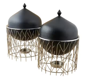 Casserole en métal pleine d'argent la plus vendue chauffe-plats Buffet de fête pour la maison, l'hôtel et le mariage Utilisation du serveur de nourriture - Product Image 5