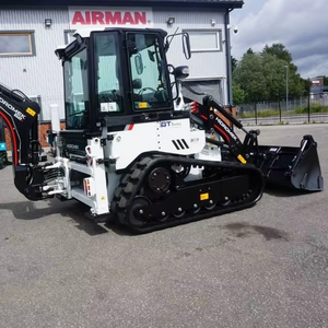 Nouvelle chargeuse-pelleteuse Hidromek HMK 62T équipée d'un moteur kubota 64 cv et d'une cabine fermée avec chauffage et climatisation - Product Image 4