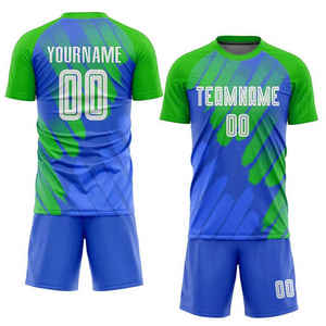 Camiseta de fútbol personalizada para equipo, uniforme transpirable de secado rápido, alta calidad, Unisex, Adulto, Media manga, cuello redondo, 100% poliéster personalizado - Product Image 3