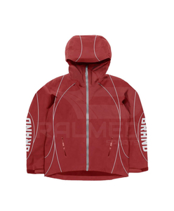 ชุดวอร์มกันลม พิมพ์ลายโลโก้ กางเกงมีเชือกผูก และเสื้อฮู้ดดี้ แจ็คเก็ต 100% ไนลอน ชุดวอร์มกันลม - Product Image 2