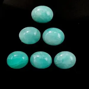 8X10Mm Tự Nhiên Amazonite Đá Hình Bầu Dục Bán Quý Phẳng Trở Lại Cabochon Lỏng Đá Quý Tại Nhà Máy Bán Buôn Giá Từ Nhà Sản Xuất