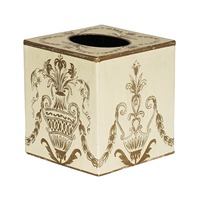 Caja de pañuelos metálica con impresión digital hermosa, de alta calidad, forma cuadrada, los precios más nuevos, cubo de basura de Acme Metal India