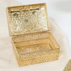 Joyero de metal decorativo recién llegado para mantener joyas elegantes en un diseño moderno y único - Product Image 6