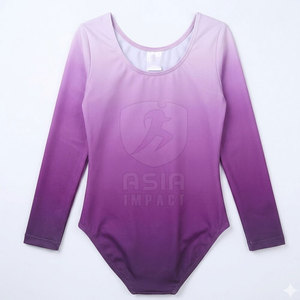 Justaucorps de gymnastique durable pour femmes, pour l'entraînement et la performance en salle, tissu extensible pour la gymnastique et la danse - Product Image 4