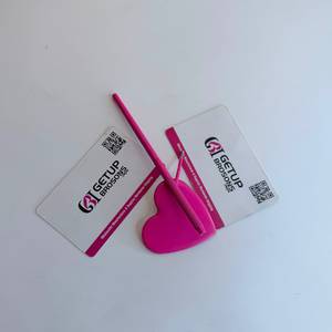 Pinzas para Pestañas GETUP BROSONS IMPEX de Acero Inoxidable, Color Rosa Intenso, Forma de Corazón, Herramienta de Precisión, Logotipo Personalizado - Product Image 5