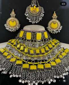 Ensemble de bijoux Kuchi afghans faits à la main Style vintage Nouveau design Bijoux de mariage et de fête afghans à différents prix - Product Image 5