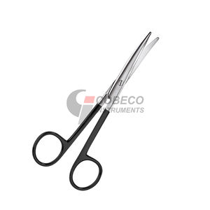 Tijeras para Disecar Iris, Acero Inoxidable Quirúrgico, Manuales, Punta Fina y Afilada, Hojas Curvas, Autoclavables, Instrumento Médico - Product Image 6