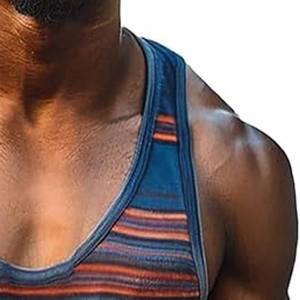 เสื้อกล้ามผู้ชายผ้าฝ้ายทำจากผ้าฝ้ายดีไซน์ใหม่ - Product Image 2