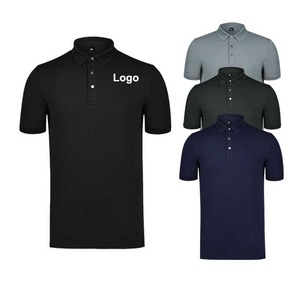 Polo de golf léger haut de gamme pour hommes OEM en tricot à manches courtes extensible dans les 4 sens à séchage rapide logo personnalisé pas cher en gros - Product Image 1