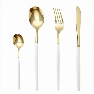 SCI portugais style de luxe moderne en acier inoxydable couverts à manger haute qualité hôtel restaurant vaisselle couverts 3 pièces ensembles - Product Image 2