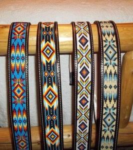 Ceinture en cuir Rodeo Bead line, cuir de selle premium de Divine International - Product Image 4