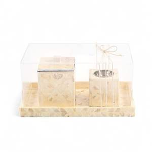 Quemador de Incienso Tradicional de Nácar para Regalo de Ramadán, Decoración Espiritual Islámica para el Hogar y Regalo de Lujo de Vietnam - Product Image 1