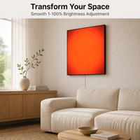 Lumière LED intelligente avec contrôle via l'application Tuya, effet lever/coucher de soleil, peinture artistique murale pour salon, intégration intelligente, compatible OEM
