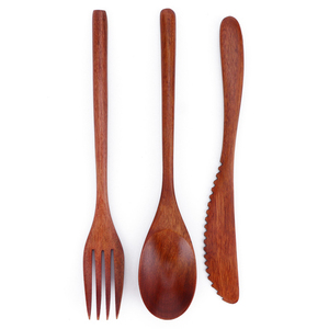 Modern <b>Flatware</b> Set Classical Cutlery Set for Hotel Restaurant Wedding Small Spoon Wood Spoon Soup Spoon - Product Image 4