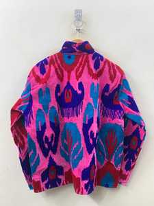 Pink Velvet Suzani <b>Jacket</b> Ethnic Velvet Winter <b>Jacket</b> Suzani <b>Jacket</b> <b>Hippie</b> Coat Gift For Her Velvet <b>Jacket</b> Bridesmaid Gift - Product Image 5