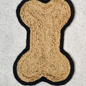 Alfombra individual ecológica con forma de hueso de yute para alfombras y alfombras para perros, decoraciones para el hogar, venta al por mayor de Vietnam - Product Image 4