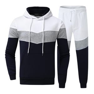 Nouveaux ensembles de sweats à capuche de haute qualité surdimensionnés joggers noirs entraînement survêtement vierge personnalisé ensemble de sport pour hommes survêtements unis pour hommes - Product Image 1
