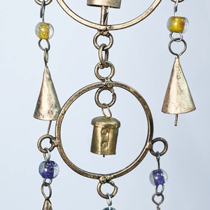 กระดิ่งแขวนโลหะทำจากมือสำหรับตกแต่ง,ของตกแต่งแบบออกแบบเองเรียบง่ายสไตล์วินเทจใช้สำหรับตกแต่งบ้านและสวน - Product Image 4