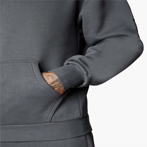 Survêtement de sport décontracté pour hommes de haute qualité sweat à capuche de gymnastique personnalisé ensemble de pantalons de jogging motif solide vêtements de sport de maternité - Product Image 2