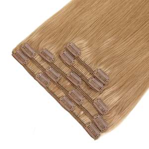 คลิปต่อผมสีบลอนด์ธรรมชาติ # ผมแท้บราซิลเรมี่ 16 เส้น เบอร์ 13 - Product Image 1