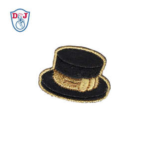 Insignias Bordadas Personalizadas Adhesivas Populares, Emblema de Tela Brillante con Purpurina, Juego de Pegatinas Bordadas para Proveedores de Moda - Product Image 3