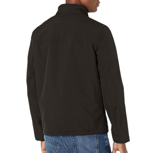 High Quality Wholesale Service Canvas Casual Stand Collar Softshell Jacket Custom Logo Printing Full Sleeves Softshell Jacket - Product Image 5