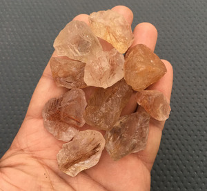 ทำด้วยมือ5ชิ้นชุดคริสตัลควอทซ์ทองแดงธรรมชาติ25-30มม. อัญมณีหลวมสำหรับผมหรือเครื่องประดับ - Product Image 3