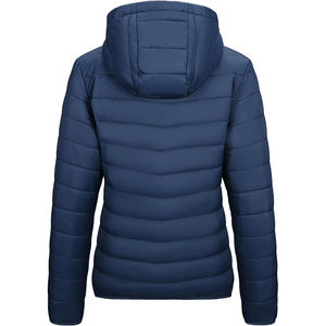 Doudoune élégante femmes long manteau chaud d'hiver léger rembourré vêtements d'extérieur à capuche mode tendance surdimensionné style streetwear - Product Image 5