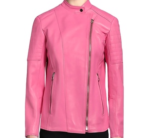 Veste en peau de mouton véritable tricotée Esprit, nouveau design, respirante, style moderne, fermeture éclair, rembourrage en coton, personnalisable, vente en gros OEM pour femmes - Product Image 5