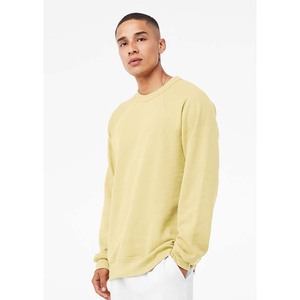 100% toile de coton pour hommes nouvelle coupe décontractée éponge polaire pull sweat solide pull - Product Image 2