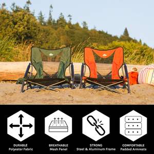 เก้าอี้เดินป่าทำจากโลหะทันสมัยทันสมัยสำหรับใช้ในบ้านห้องนั่งเล่นทางเข้าวิลล่าการปิคนิคชายหาดการแข่งขันกีฬากลางแจ้ง - Product Image 3