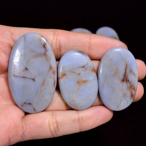 Piedra Preciosa de Angelita 100% Natural de Primera Calidad, Formas Mixtas: Cojín, Pera y Ovaladas, Cabujón Pulido de 33x20/50x30 mm para Joyería - Product Image 2