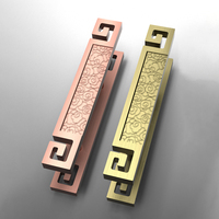Poignée de porte en acier inoxydable 304 de style chinois Guidi, design nuage porteuse de bon augure, décorative, durable, pour porte en bois, utilisation hôtelière, OEM/ODM