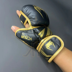 Guantes de boxeo MMA profesionales, saco de arena de medio dedo, guantes de entrenamiento de Karate Muay Thai para hombres y mujeres, Equipo de Boxeo grueso - Product Image 1