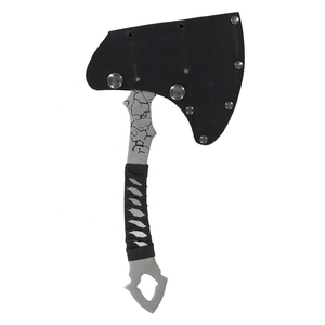 Hache de damas professionnelle, tuyau de fumée en acier fait à la main, manche en bois de Rose et gaine en cuir - Product Image 6