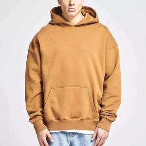 Manufacturer Custom <b>Thermal</b> Hoodie Set <b>for</b> <b>Men</b> Puff Printing Logo Embroidery 100% Cotton Fleece Solid Pattern Winter Sweatsuit - Product Image 1