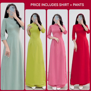 ชุดเดรสทรงโอเดย์สไตล์เวียดนาม ปรับแต่งได้ ลายเสือดาว วินเทจ ทรงไม่สมมาตร ผ้าโมดอล ไซส์พลัส รับผลิตแบบ ODM - Product Image 1