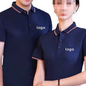 Vente en gros de t-shirts polo pour hommes en coton vierge polyester uniforme avec logo imprimé sur mesure polos à manches courtes - Product Image 3