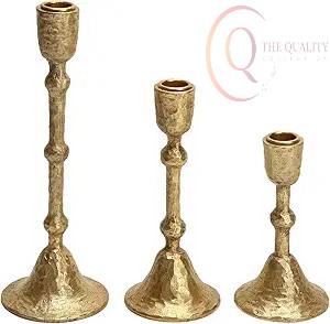 <b>Decorative</b> Iron Candle Holder Stand for Tealight Pillar Candles Modern Home <b>Decor</b> <b>Accessory</b> for <b>Table</b> Shelf - Product Image 2