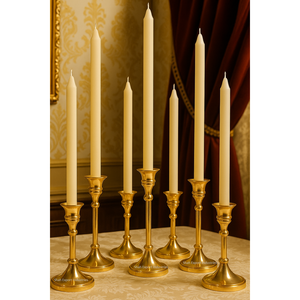 Bougeoir conique en métal de vente chaude fini rustique pour les fêtes d'événement à la maison éclairage de table décor bougeoir - Product Image 3