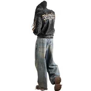 Sudadera con Capucha Personalizada para Hombre, 100% Algodón, Cortavientos, Corte Holgado, Estilo Urbano, Informal, Elegante, Abrigada para Invierno, Venta al Por Mayor - Product Image 4