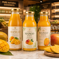 Rouleaux d'étiquettes personnalisées pour jus de fruits, autocollants imperméables imprimés pour bouteilles de boissons, étiquettes en rouleau de plastique pour emballage de boissons